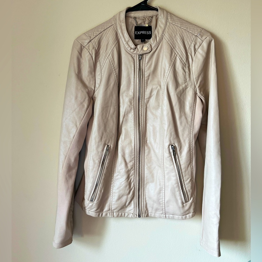 Express faux leather jacket